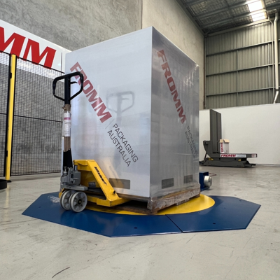 FS380LP Pallet Jack with Pallet