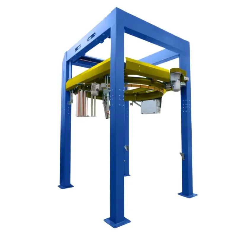 FA8 Quad Automatic Inline Ring Stretch Wrapping Machine