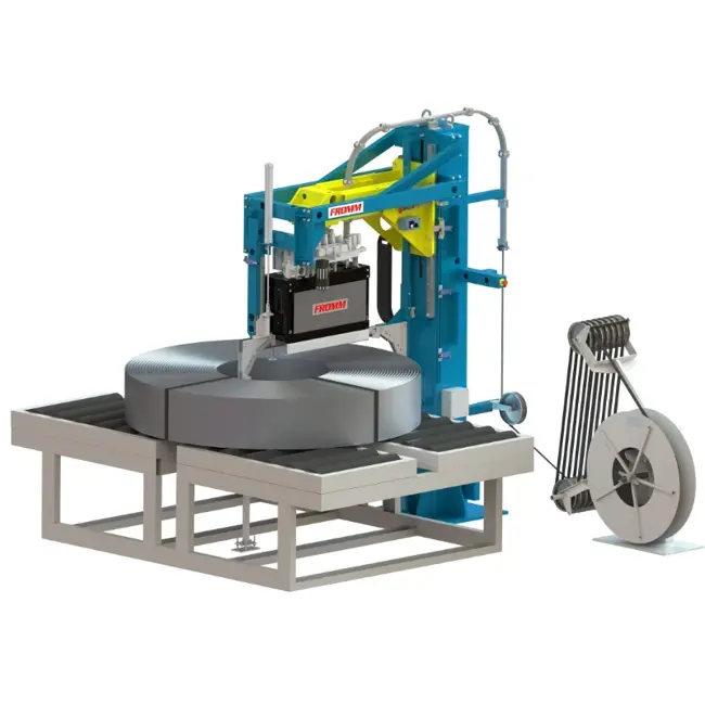 Steel strapping systems for slit coils