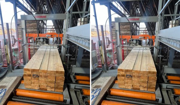 Softwood Timber Mill Mt Gambier SA Strapping Machine Installation 1