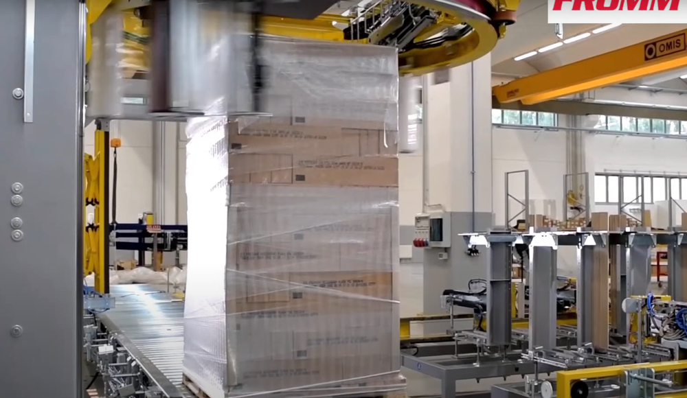 FA8 Series Automatic Inline Ring Stretch Wrapping Machine Wrapping